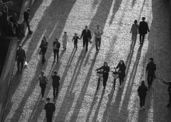 Menschen auf der Straße