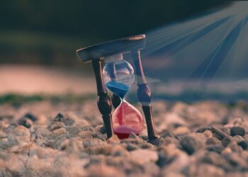 Sanduhr, fasr abgelaufen