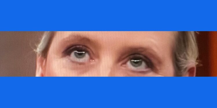 Augenrollen von A. Weidel