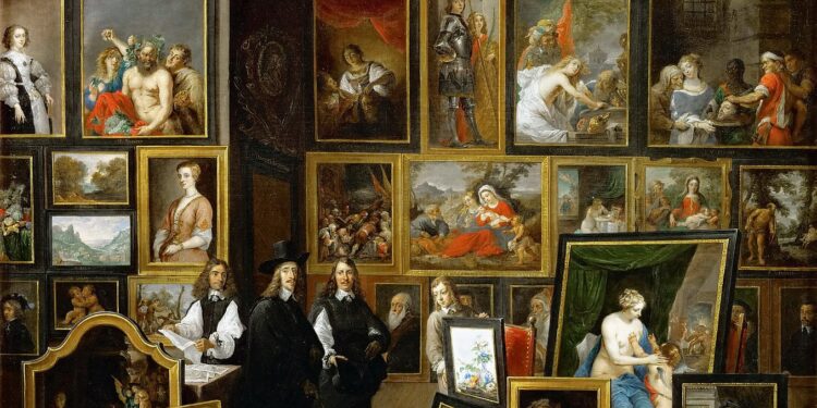 Beiepiel für Raubkunst, hier ein Gemälde aus der 1938 von den Nazis beschlagnahmten Sammlung Louis Rothschild,, Wien. Das Bild wurde 1999 restituiert,