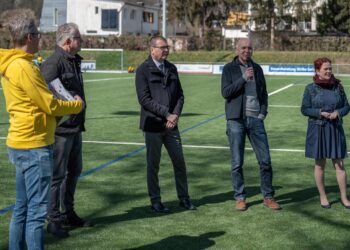 Platzeinweihnung bei FC Hertha Bonn