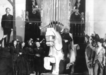 Bühnenszene Dreigroschenoper 1928