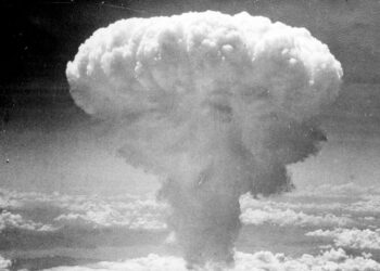 Atombomben-Explosion