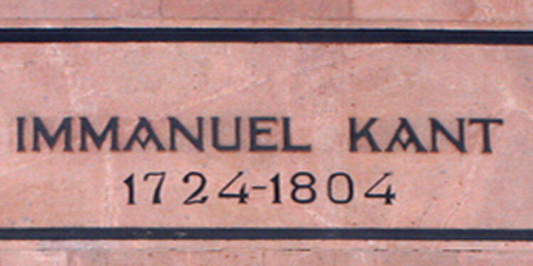 Grabinschrift Immanuel Kant