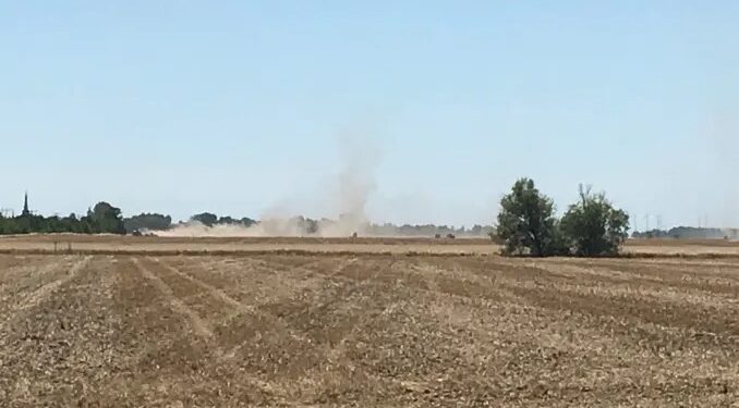 ausgetrockneter Acker