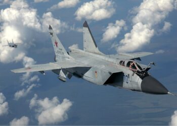 MIG 31 im Flug