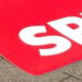SPD-Wahlplakat auf dem Boden