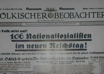 Titelbild des Völkischen Beobachters vom 30.9.1930