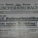 Titelbild des Völkischen Beobachters vom 30.9.1930