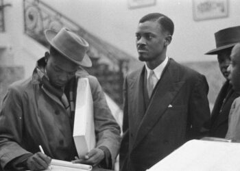 Patrice Lumumba, 1960 in Brüssel