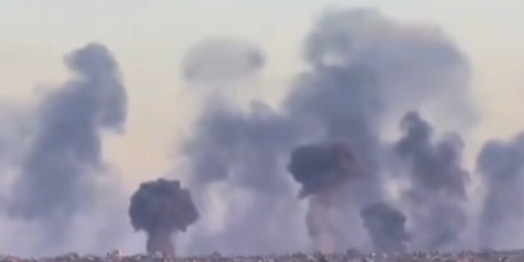 Israel bombardiert trotz Waffenstillstand Khan Younis am 19.10.2025