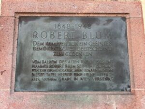 Gedenktafel für Robert Blum