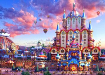 Märchenschloß im Disney-Stil