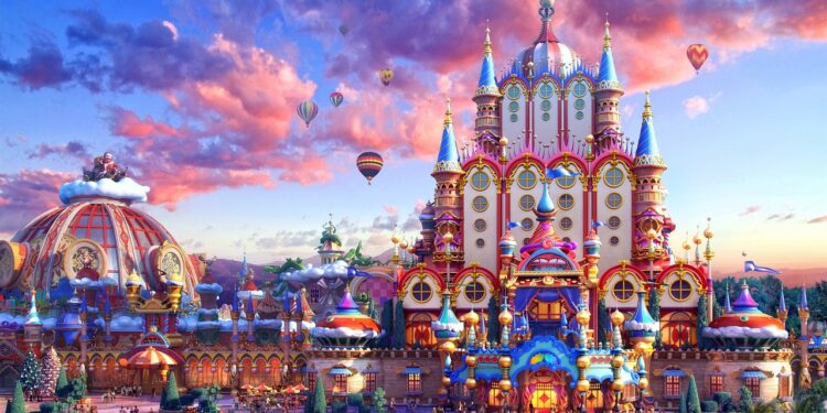 Märchenschloß im Disney-Stil