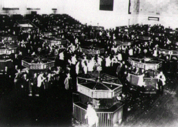 Börsen in New York 6 Monate nach dem schwarzen Donnerstag von 1929