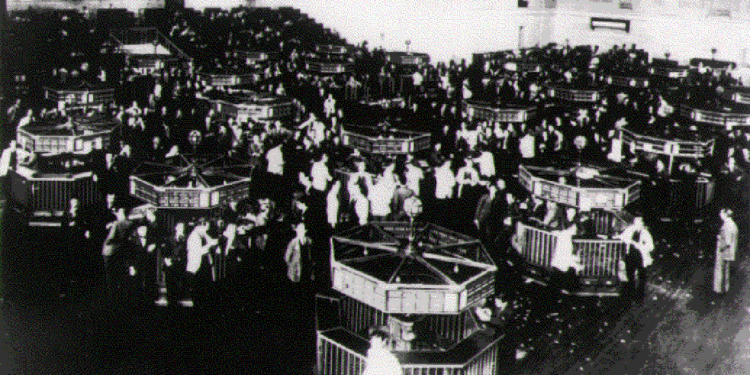 Börsen in New York 6 Monate nach dem schwarzen Donnerstag von 1929