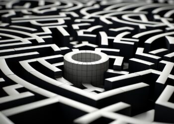 3D Labyrinth, Symbolbild für "Komplexität"