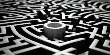 3D Labyrinth, Symbolbild für "Komplexität"