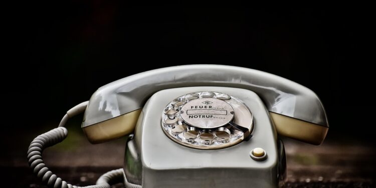 Wählscheibentelefon 70er Jahre