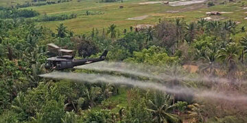 US Army versprüht Agent Orange Gift über Vietnam