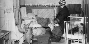 Kinderleben in der Industrialisierung.: prekäre Wohnsituation.