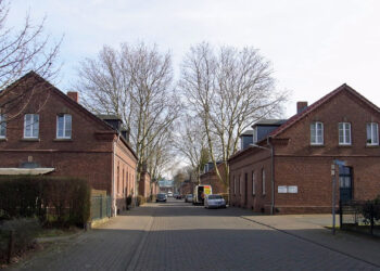 Straße in der Siedlung Eisenheim