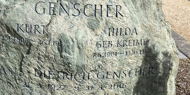Grab der Familie Genscher