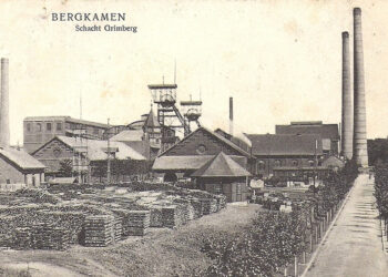 Historische Postkarte von Bergkamen