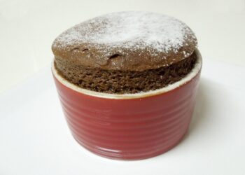 Braunes Soufflé