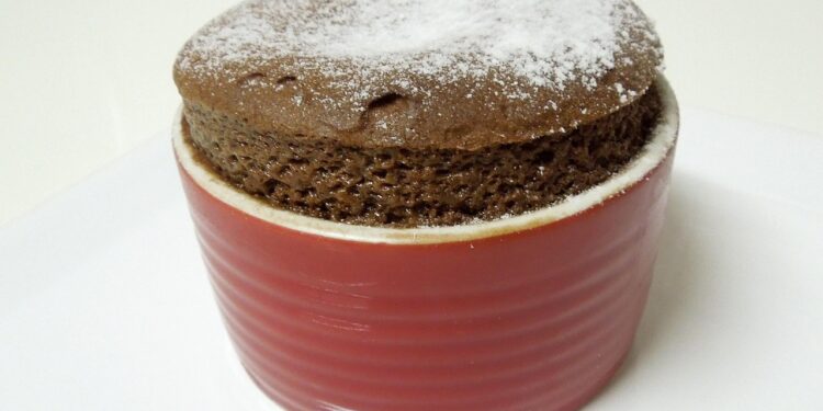 Braunes Soufflé