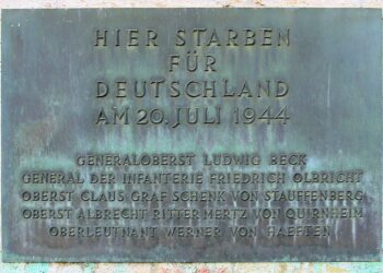 Gedenktafel für die Helden des 20. Juli 1944
