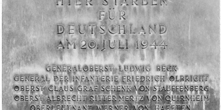 Gedenktafel am Bendlerblock, Berlin