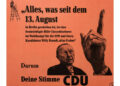 Hetzplakat der Adenauer CDU gegen Willy Brandt zur Bundestagswahl 1961