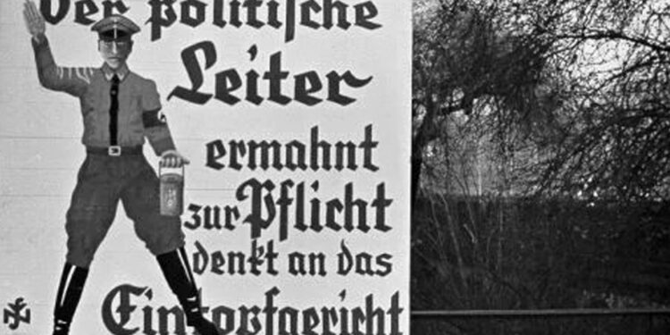 Plakat zum NS-Eintopf-Tag 1933, Screenshot Tik Tok
