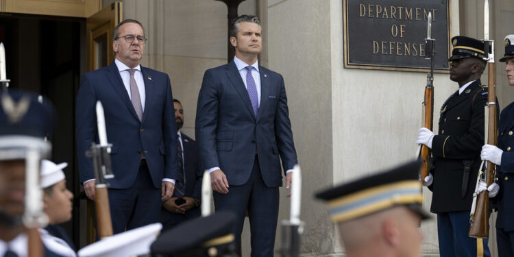 Kriegsmiister Pistorius und Geseth in Washington