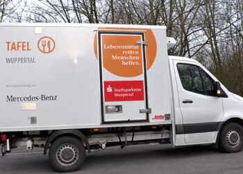 Transporter der Wuppertaler Tafel.