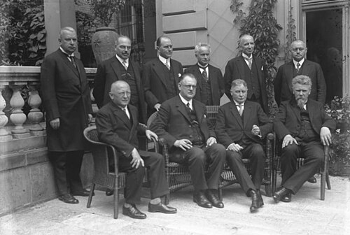 Reichskabinett Müller im Juni 1928